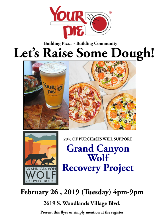 GCWRP Flyer for Your Pie benefit