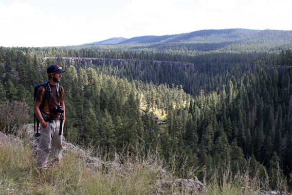 GCWRP volunteer Nathan Renn in AZ Photo by Billie Hughes