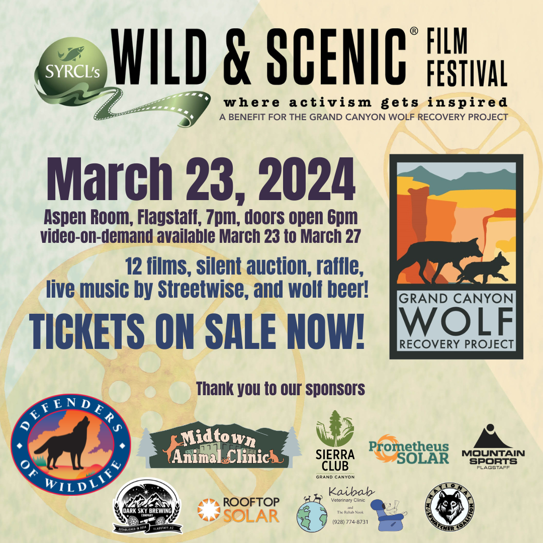 Wild & Scenic Film Festival, March 23, 2024!